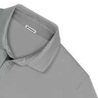 StringKing Men's StayCool Polo - Relaxed Fit, Gray, Detail