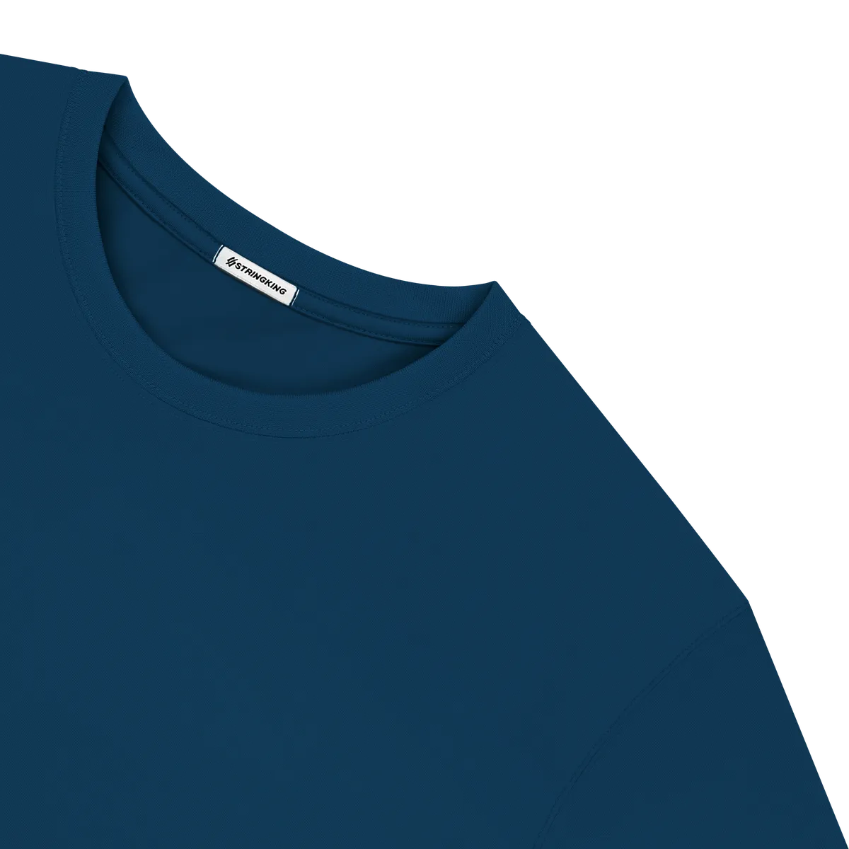StringKing Men's StayWarm Tee - Sharp Fit, Navy Blue, Detail