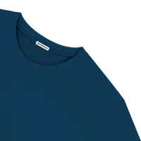 StringKing Men's StayWarm Tee - Sharp Fit, Navy Blue, Detail