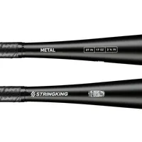 StringKing Metal USSSA - Drop 10, 27" / 17 oz, Black, Bat Details, Horizontal