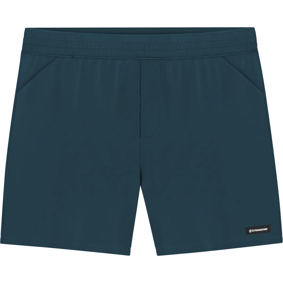 StringKing Men's Pima Terry Shorts - Relaxed Fit, Navy, Front