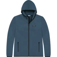 StringKing Men's Polartec Fleece Full Zip Hoodie Pro - Sharp Fit, Indian Teal, Front