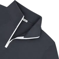 StringKing Men's FlexStyle Quarter Zip - Relaxed Fit, India Ink, Detail