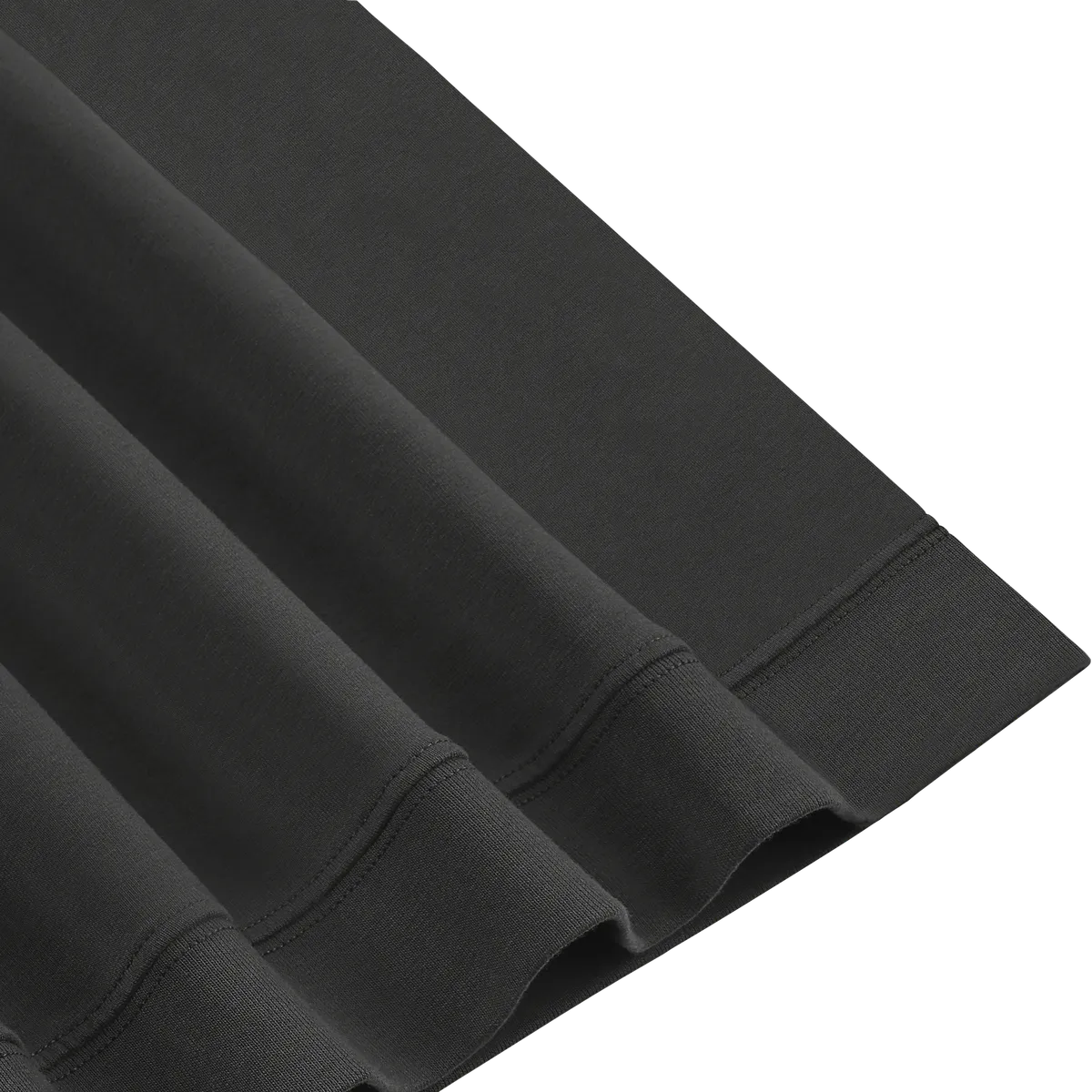 StringKing Men's Pima Terry Henley - Relaxed Fit, Black, Fabric