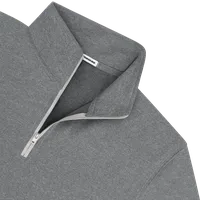 StringKing Men's FlexTech Quarter Zip - Relaxed Fit, Heather Gray, Detail