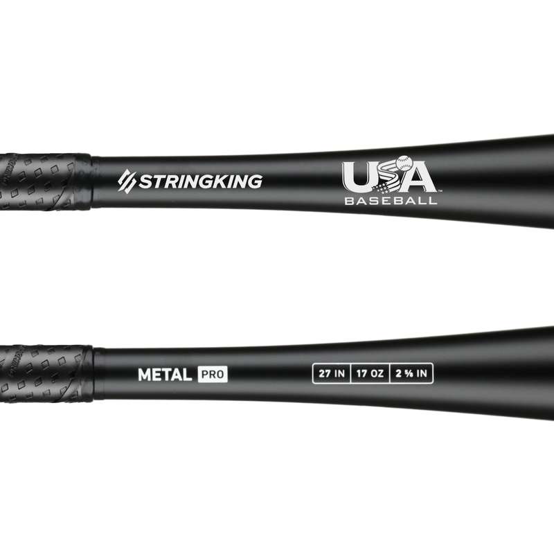 StringKing Baseball Metal Pro USABat Bat 28 Inch Close Up
