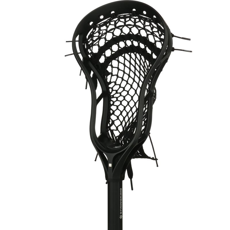 StringKing Complete 2 Intermediate Lacrosse Stick Angle Black Black