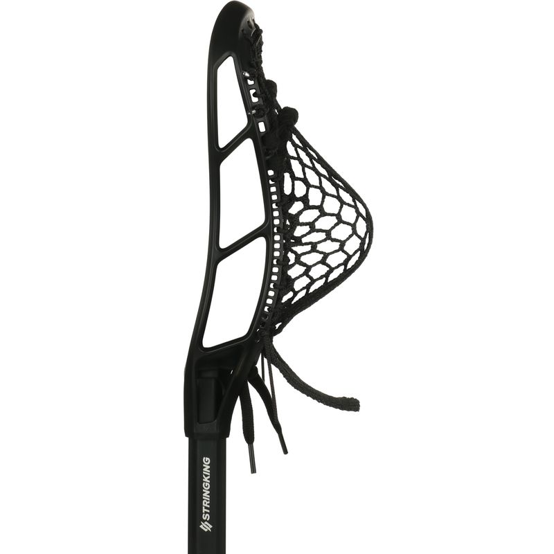 StringKing Complete 2 Intermediate Lacrosse Stick Pocket - Black Black