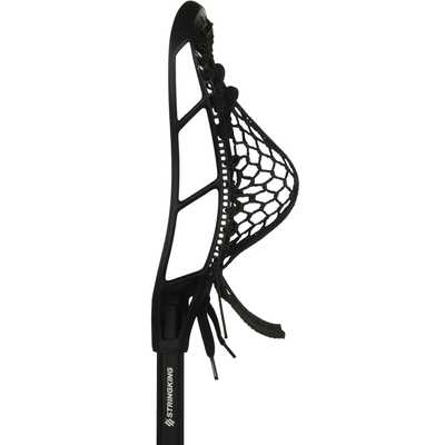 StringKing Complete 2 Junior Youth Lacrosse Stick Pocket - Black Black