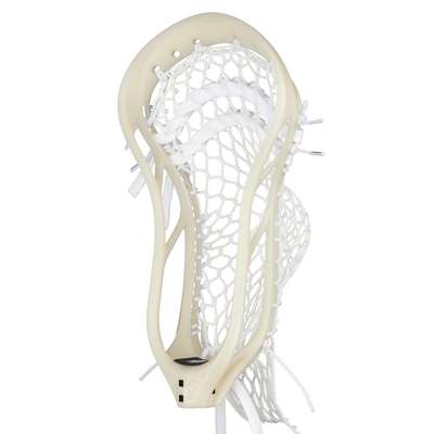 StringKing Mark 2F Faceoff Stiff Lacrosse Head Strung Raw White Face Angle