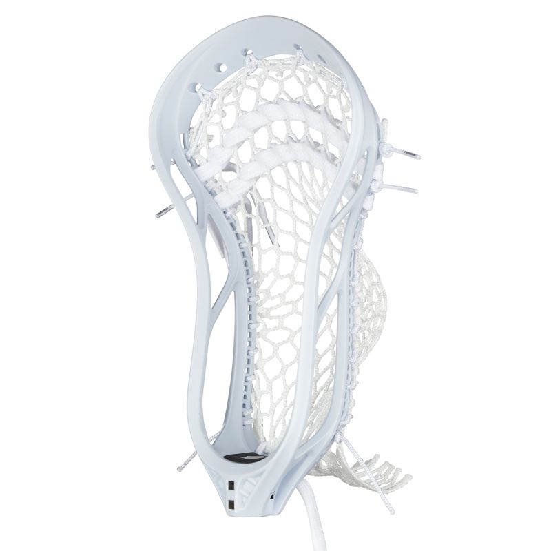 StringKing Mark 2F Strung Lacrosse Head Face Angle White