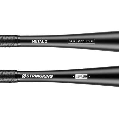 StringKing Metal 2 Baseball Bat 32 Inch 29 Ounce Close Up