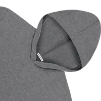 StringKing Men's FlexStyle Lightweight Hoodie - Sharp Fit, Heather Gray, Detail
