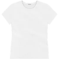 StringKing Women's Pima Terry Tee - Sharp Fit, White, Front