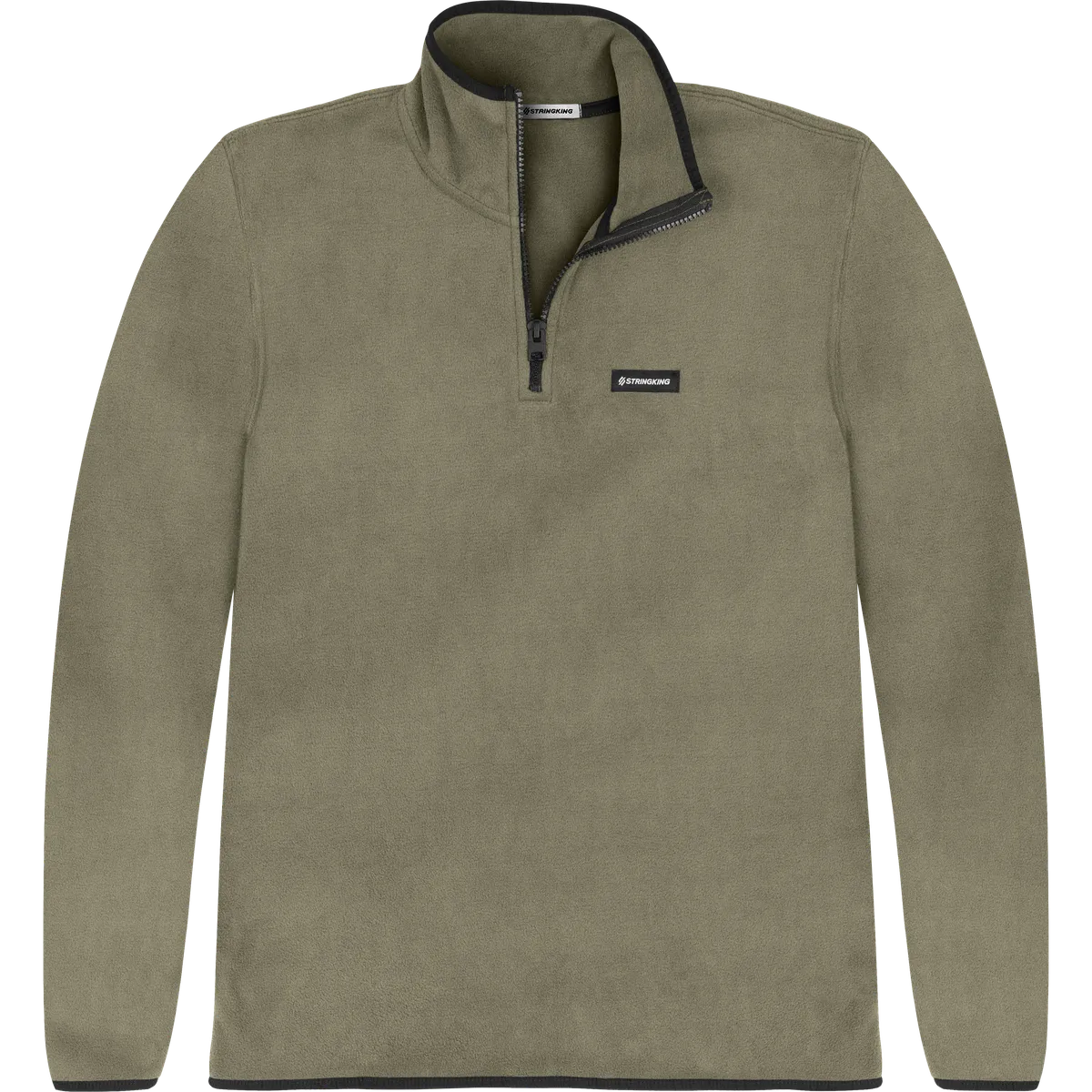 StringKing Men's Polartec Fleece Quarter Zip - Sharp Fit, Mermaid, Front