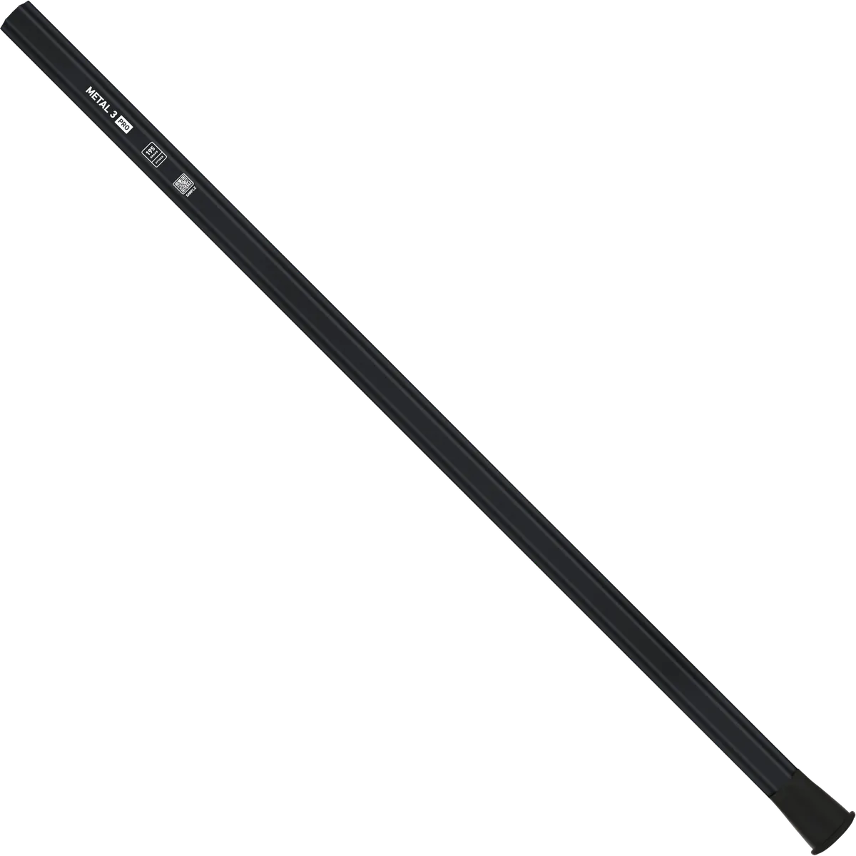 StringKing Metal 3 Pro Attack - 195 Grams, Black, Full Length, Angled, Left Side, With Butt End
