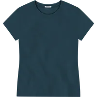 StringKing Women's Pima Jersey Tee - Sharp Fit, Navy, Front