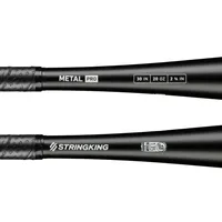 StringKing Metal Pro USSSA - Drop 10, 30" / 20 oz, Black, Bat Details, Horizontal