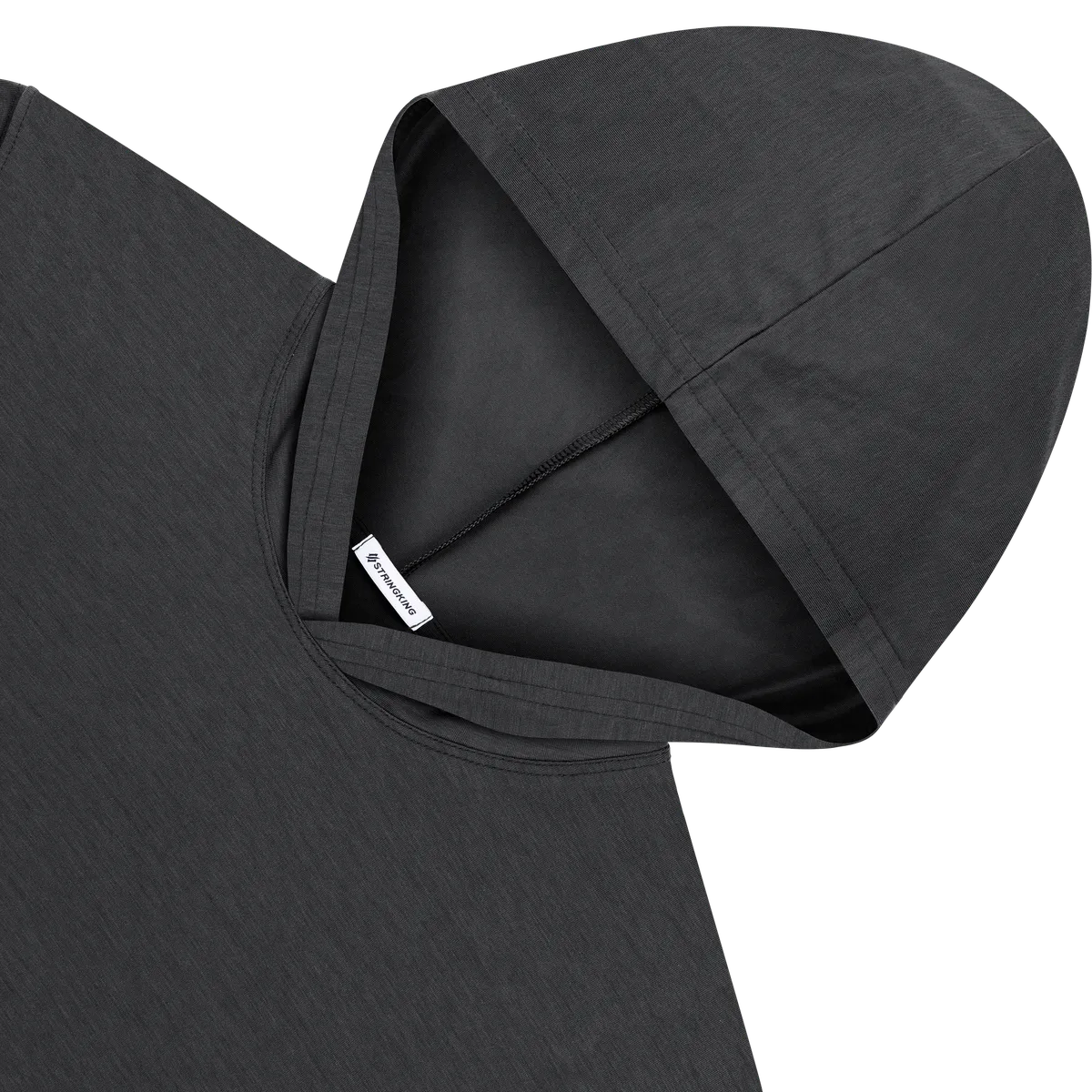 StringKing Women's FlexStyle Lightweight Hoodie - Relaxed Fit, Moonless Night, Detail