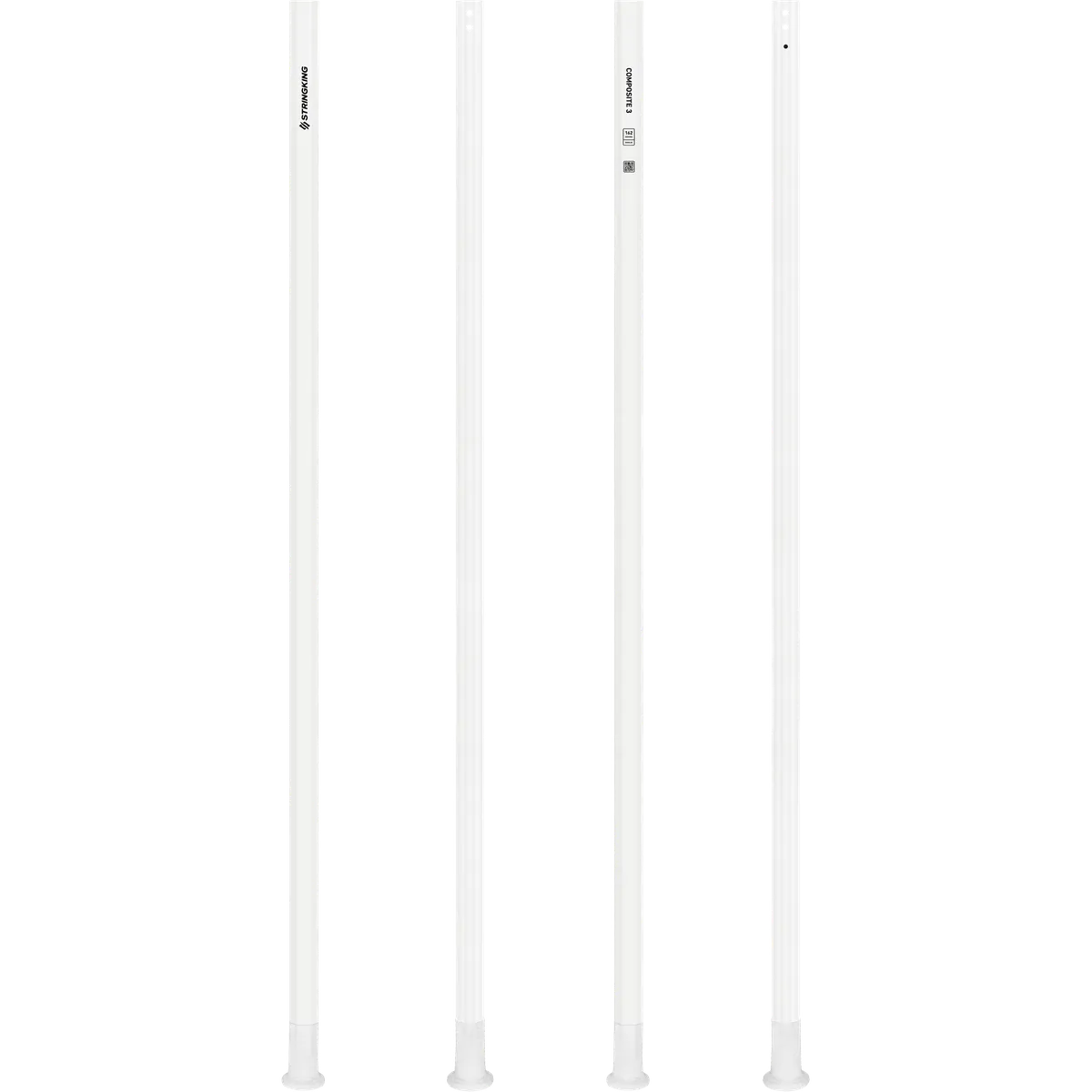 StringKing Composite 3 Goalie - 162 Grams, White, Full Length, Vertical, Right, Front, Left, Back