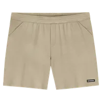 StringKing Men's Pima Cotton Sweatshort - Relaxed Fit, Warm Khaki, Front