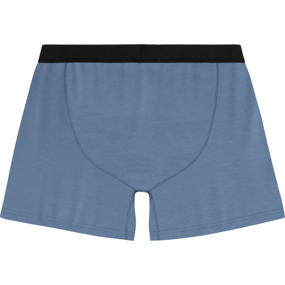 StringKing Men's Pima Cotton Boxer Briefs - Slate Blue, Back