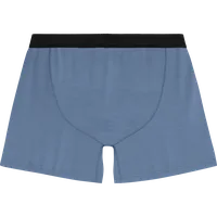 StringKing Men's Pima Cotton Boxer Briefs - Slate Blue, Back
