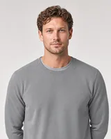 StringKing Men's StayWarm Sweater - Sharp Fit, Gray, Collar Shoulder - Human Model