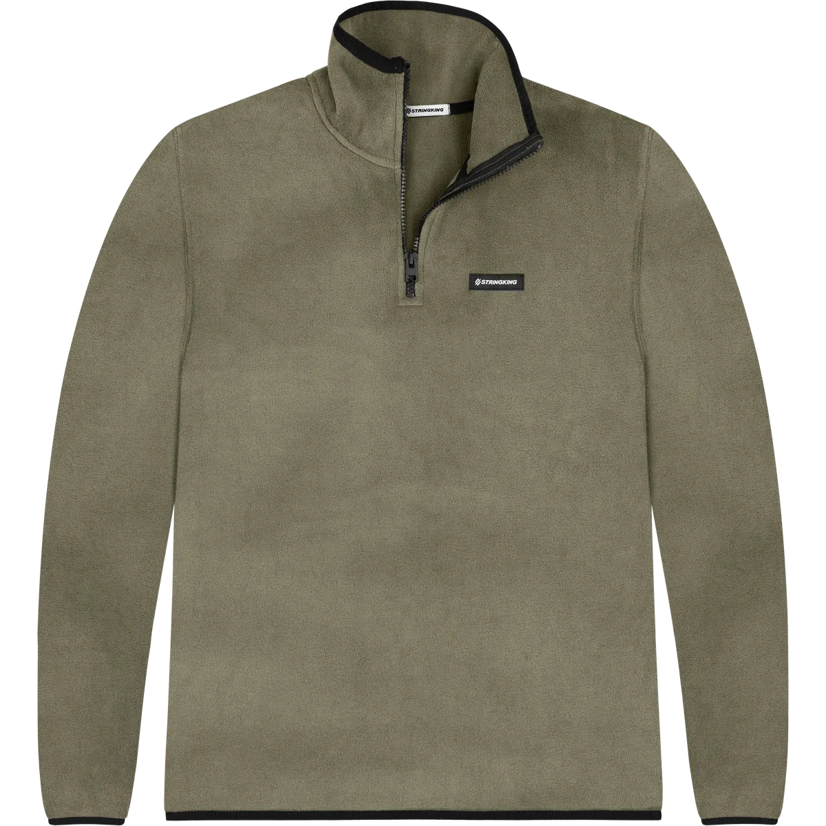 StringKing Men's Polartec Fleece Quarter Zip - Relaxed Fit, Mermaid, Front