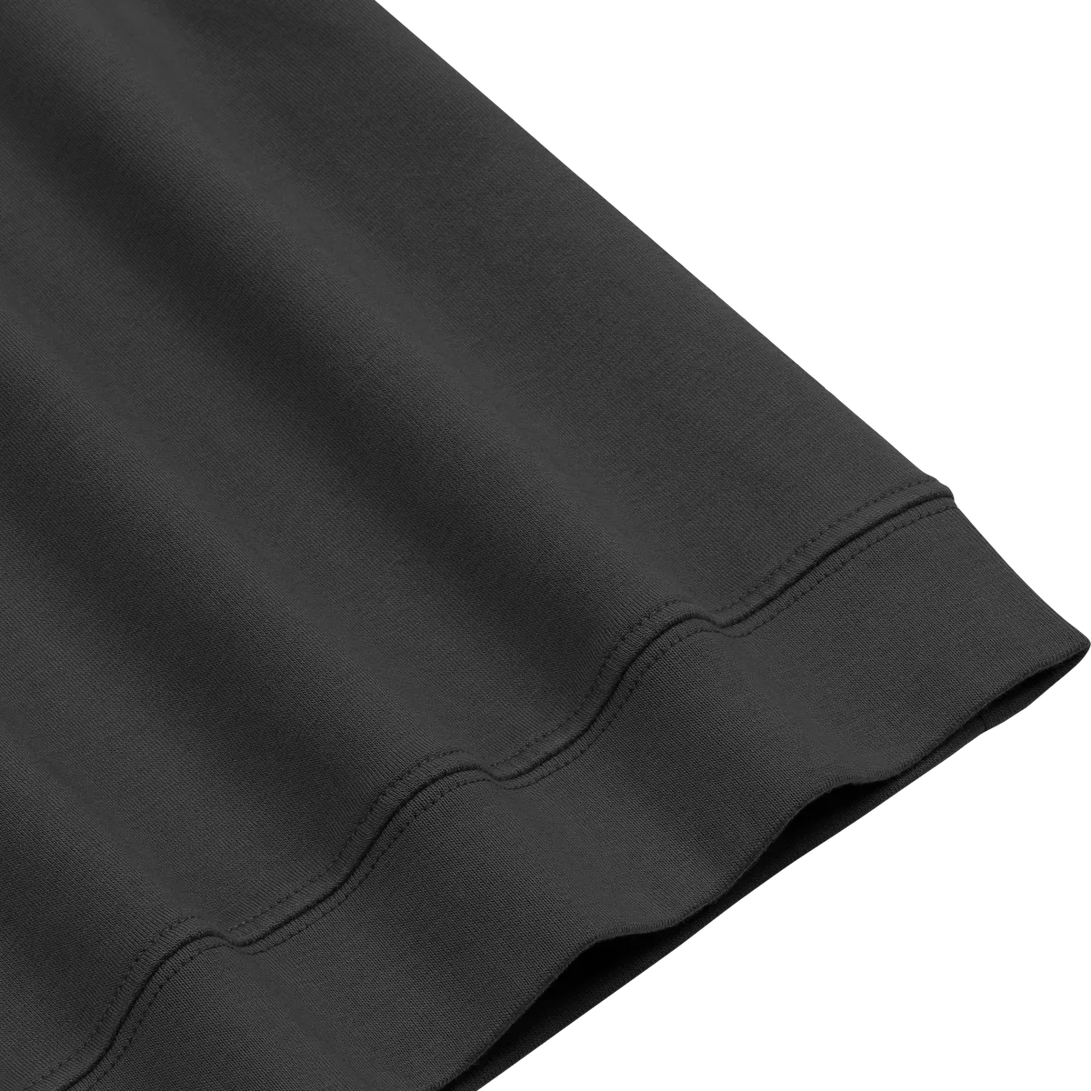 StringKing Women's Pima Cotton Hoodie - Sharp Fit, Black, Fabric
