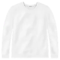 StringKing Men's Pima Cotton Crewneck Sweatshirt - Sharp Fit, White, Front