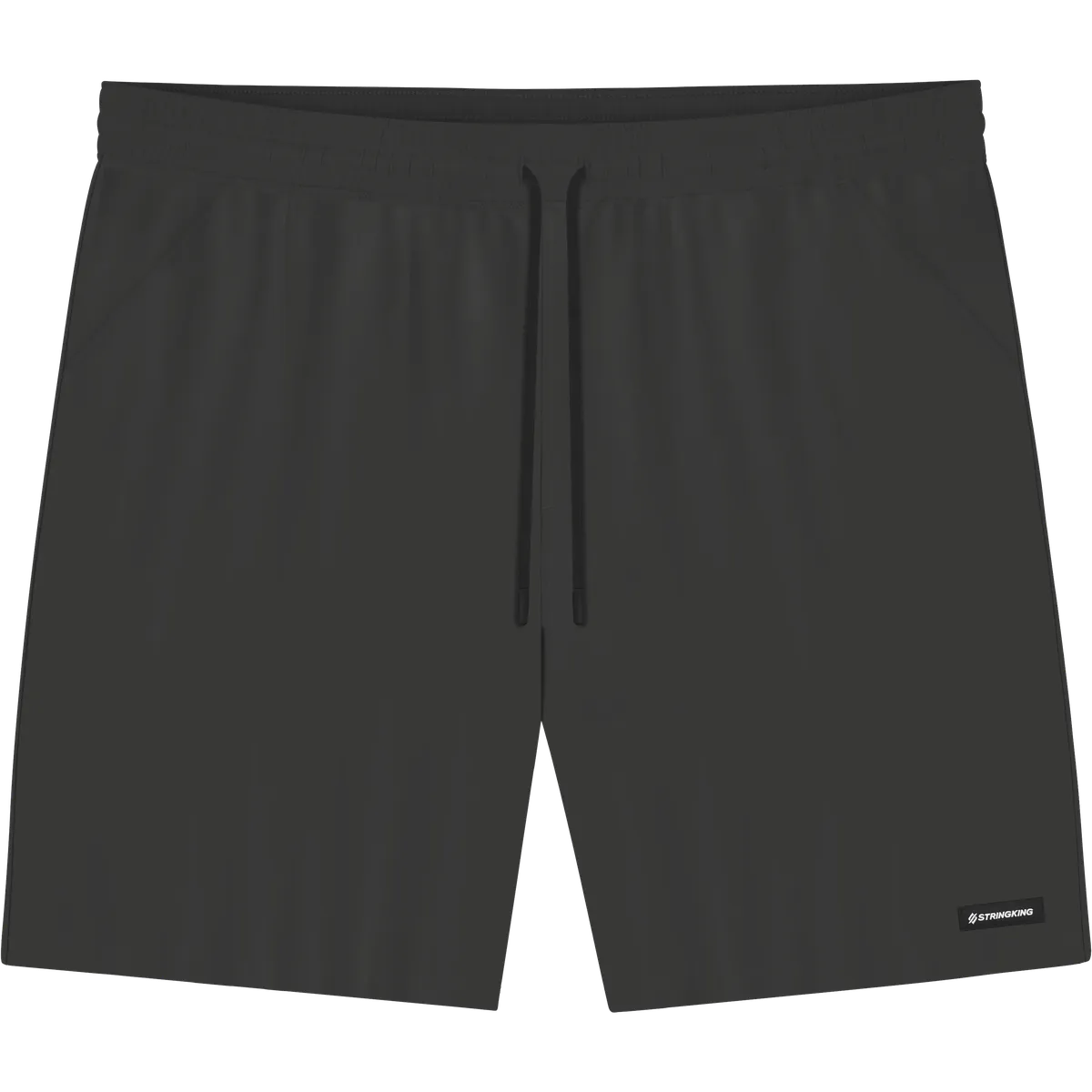 StringKing Men's Velocity Short - Sharp Fit, Black, 10 inch, Front