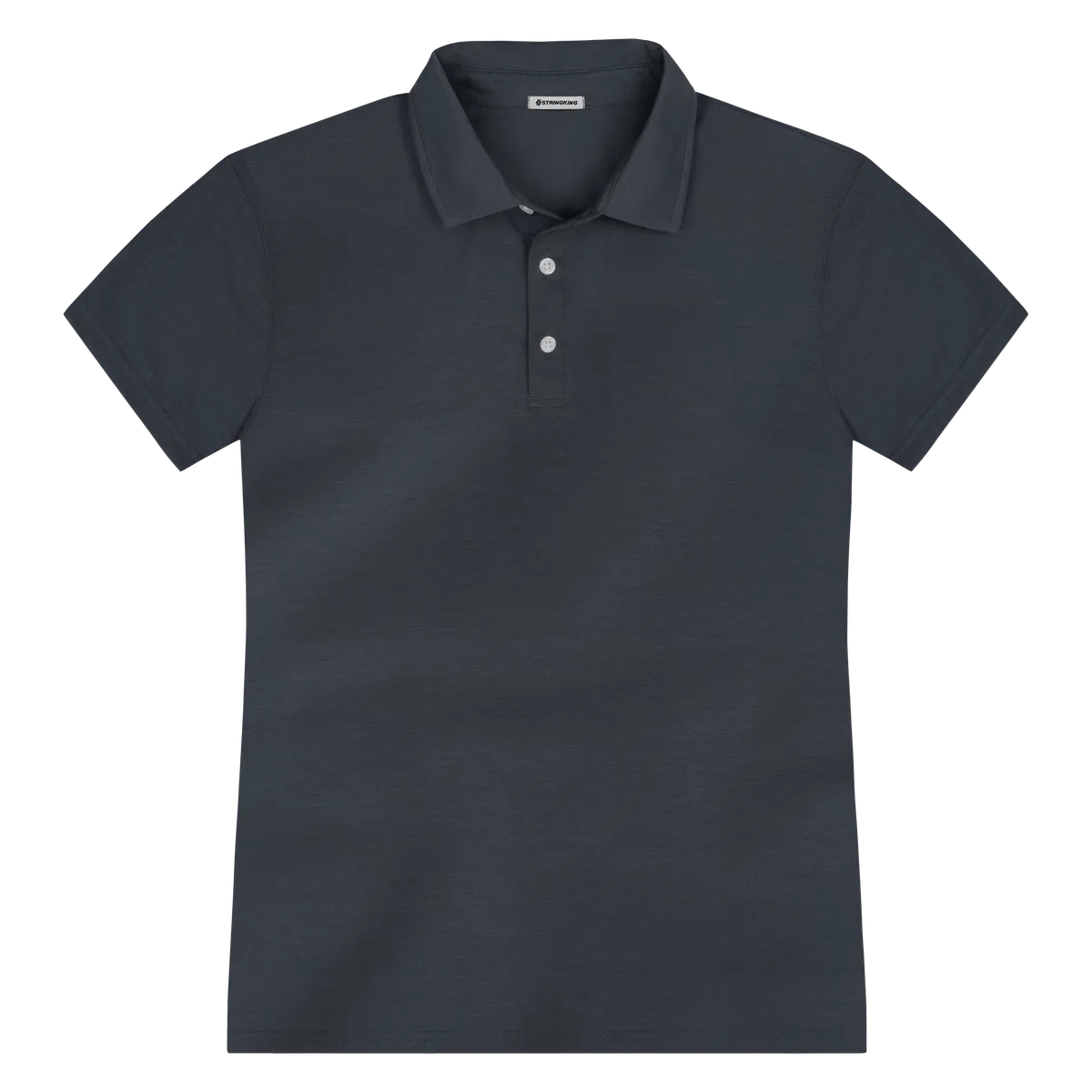 StringKing Men's FlexStyle Short Sleeve Polo - Sharp Fit, India Ink, Front