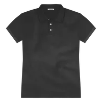 StringKing Men's Pima Cotton Polo 2C - Sharp Fit, Black, Front