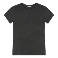 StringKing Men's Pima Jersey Tee - Sharp Fit, Black, Front