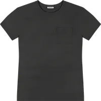 StringKing Men's Pima Jersey Pocket Tee - Sharp Fit, Black, Front