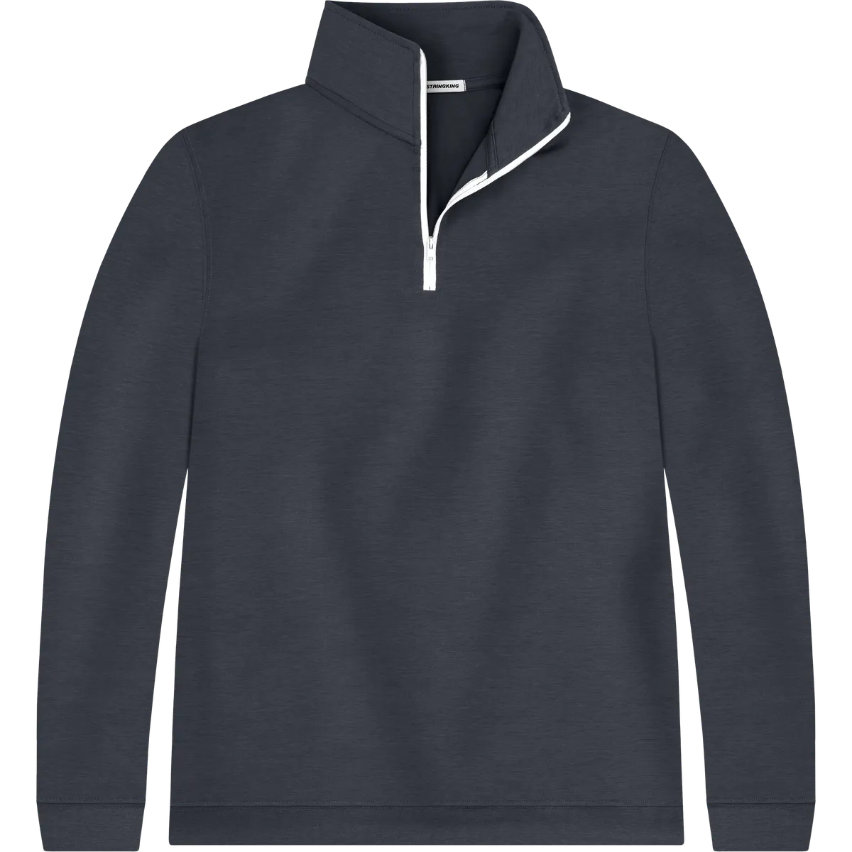 StringKing Men's FlexStyle Quarter Zip - Sharp Fit, India Ink, Front