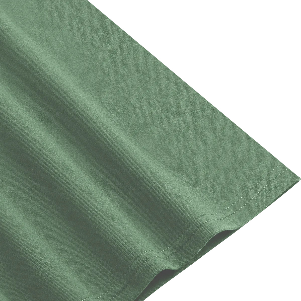 StringKing Men's Heavy Pima Cotton T-Shirt - Relaxed Fit, Green, Fabric