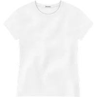 StringKing Women's Pima Jersey Tee - Sharp Fit, White, Front