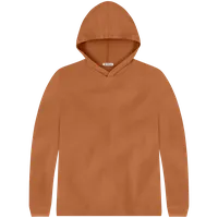 StringKing Men's FlexStyle Lightweight Hoodie - Relaxed Fit, Bombay Brown, Front