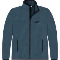 StringKing Men's Polartec Fleece Full Zip Pro - Sharp Fit, Indian Teal, Front