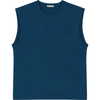 StringKing Men's StayWarm Tank Top - Sharp Fit, Navy Blue, Front