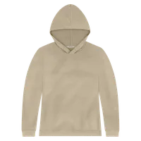 StringKing Women's Pima Cotton Hoodie - Sharp Fit, Warm Khaki, Front
