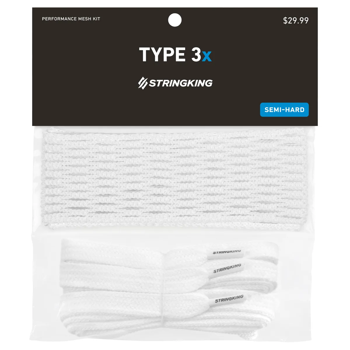 StringKing Type 3 - Type 3x, Mesh Kit, White, Packaged with Strings