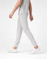 StringKing Men's StayCool Joggers - Relaxed Fit, Light Gray, Full Side - Human Model - Chest to Feet