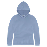 StringKing Women's Pima Cotton Hoodie - Sharp Fit, Slate Blue, Front