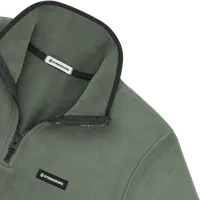 StringKing Men's Polartec Fleece Quarter Zip - Sharp Fit, Avenue Green, Detail