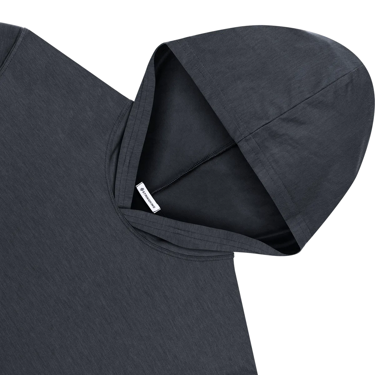 StringKing Women's FlexStyle Lightweight Hoodie - Sharp Fit, India Ink, Detail