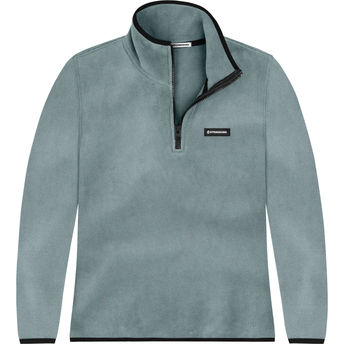 StringKing Women's Polartec Fleece Quarter Zip - Relaxed Fit, Slate, Front