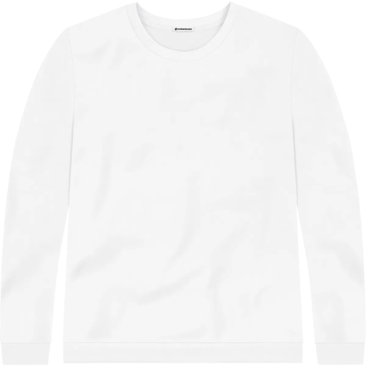 StringKing Men's StayWarm Sweater - Relaxed Fit, White, Front